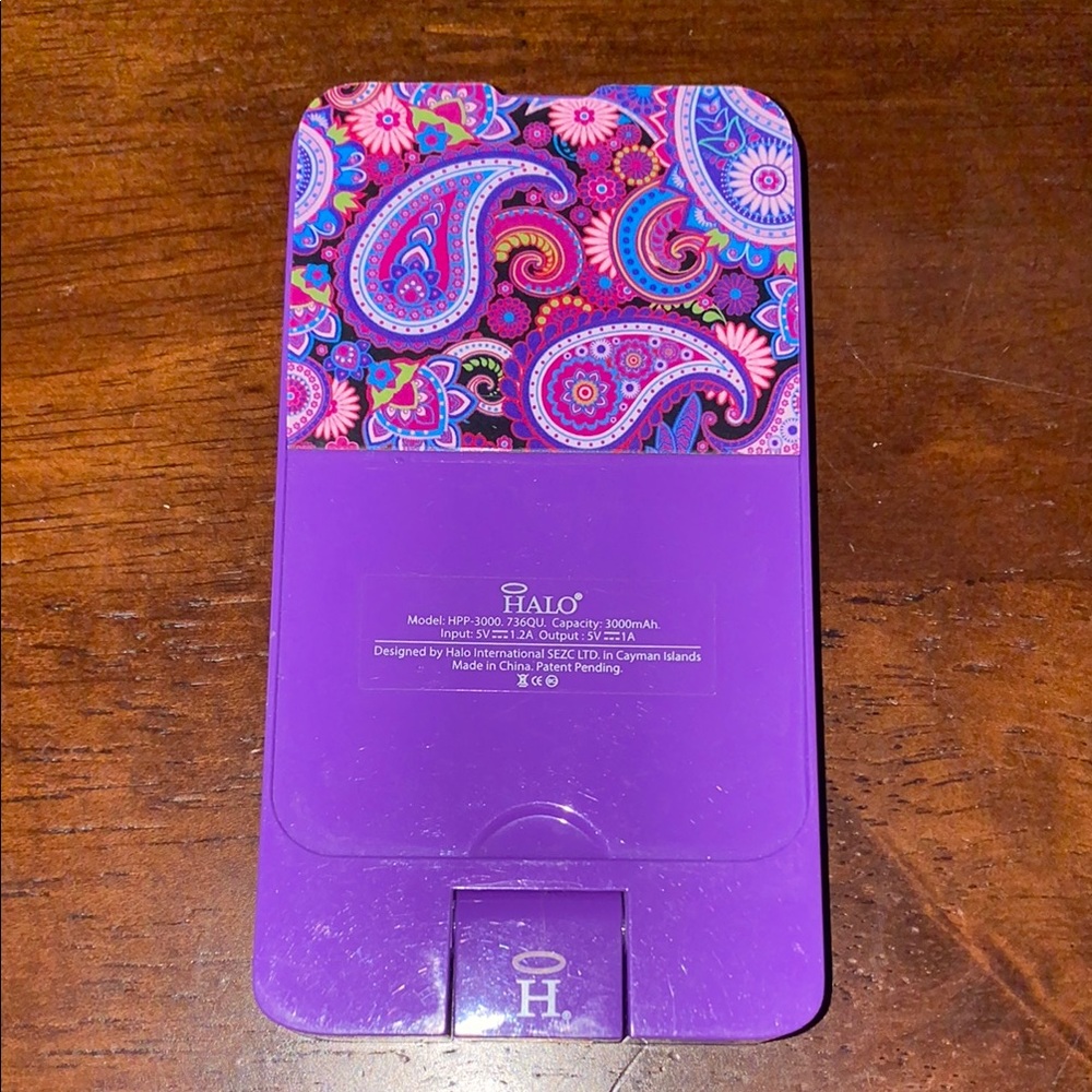 Halo Purple Portable Charger